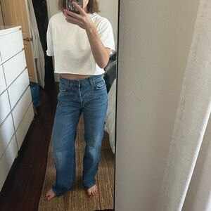 Zara mid rise jeans